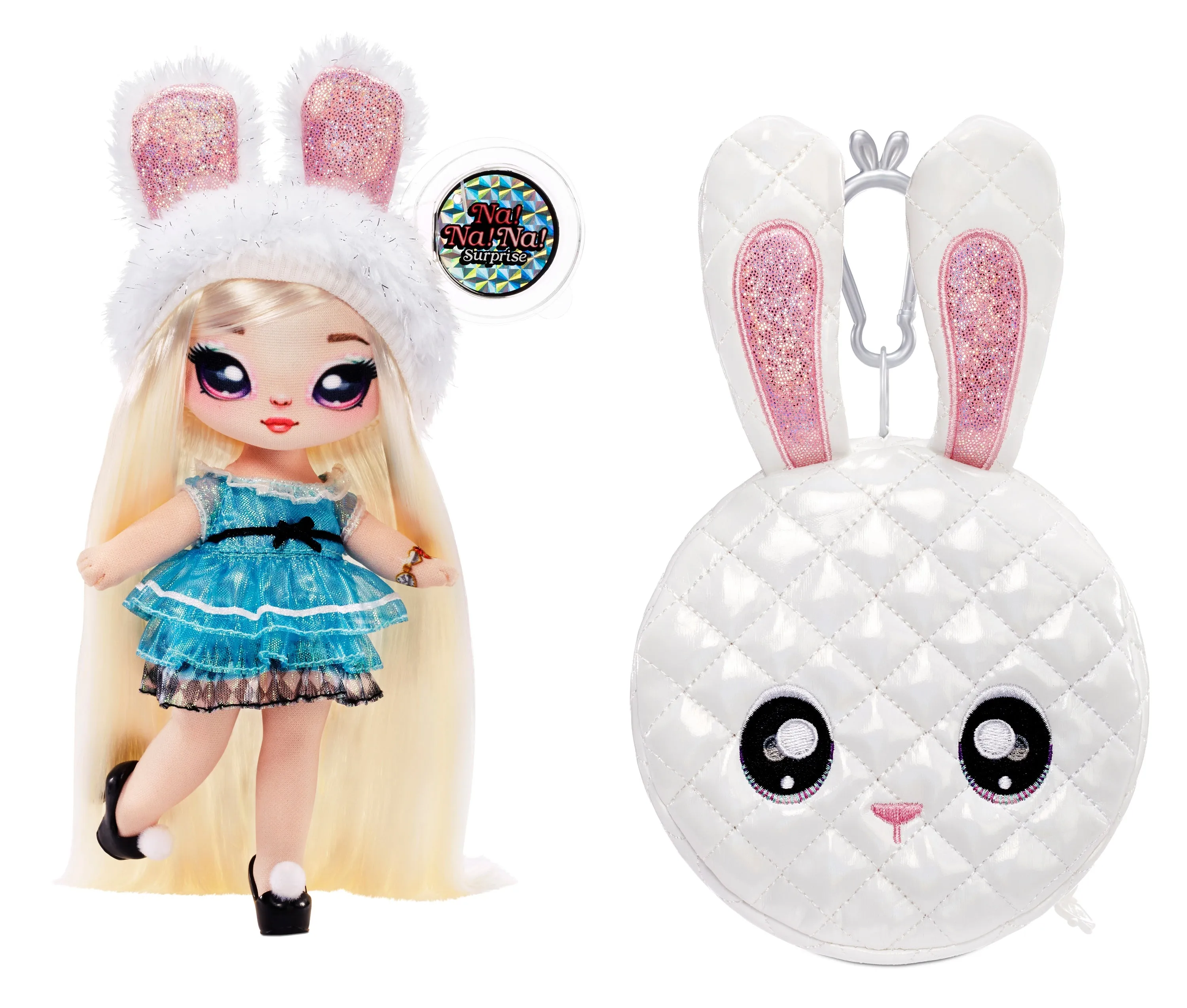 Na. Na. Na. Surprise2-in-1 Pom Doll Metallic