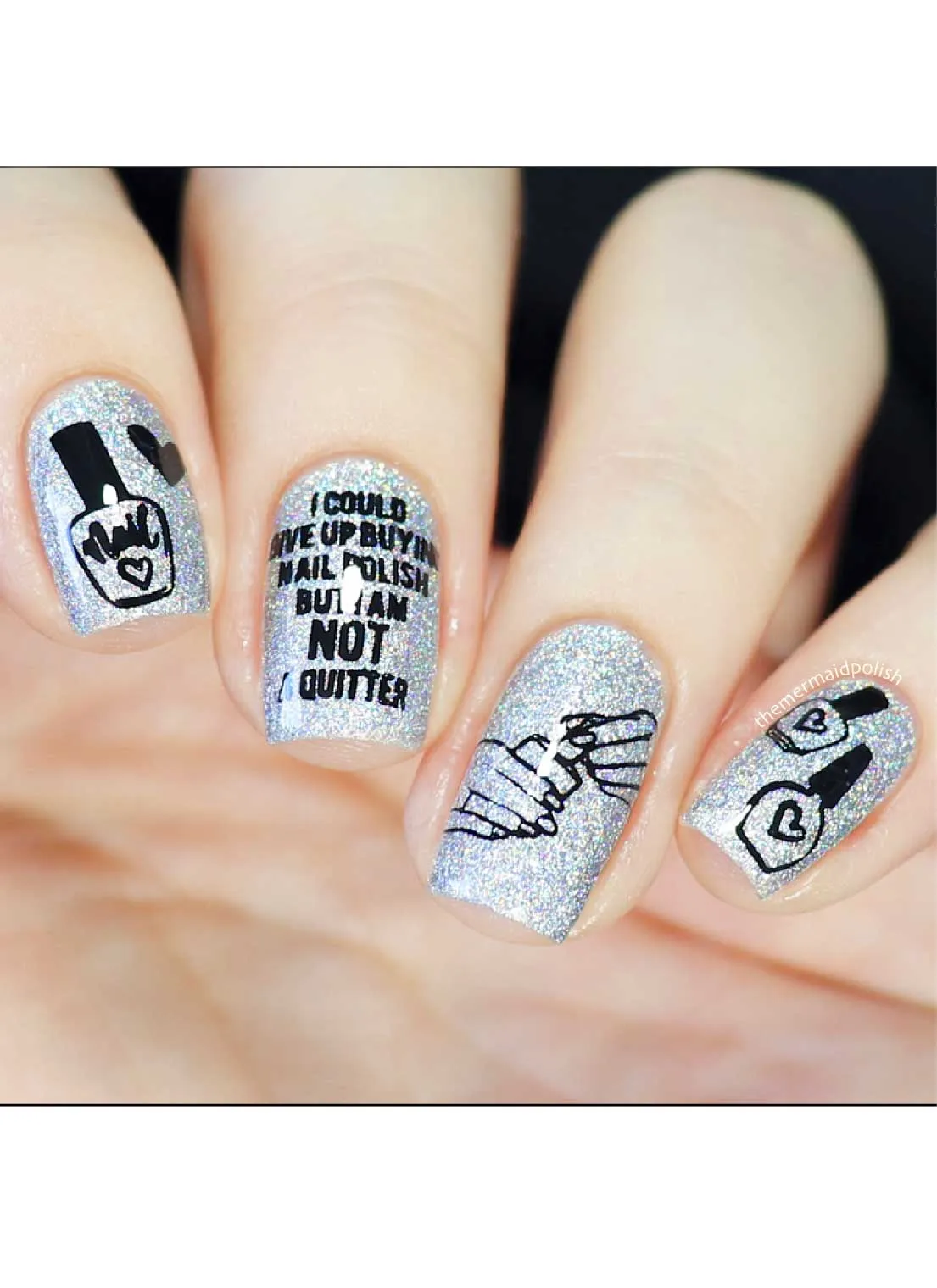 Nail Polish is LIFE! - Uber Chic Stamping Plate