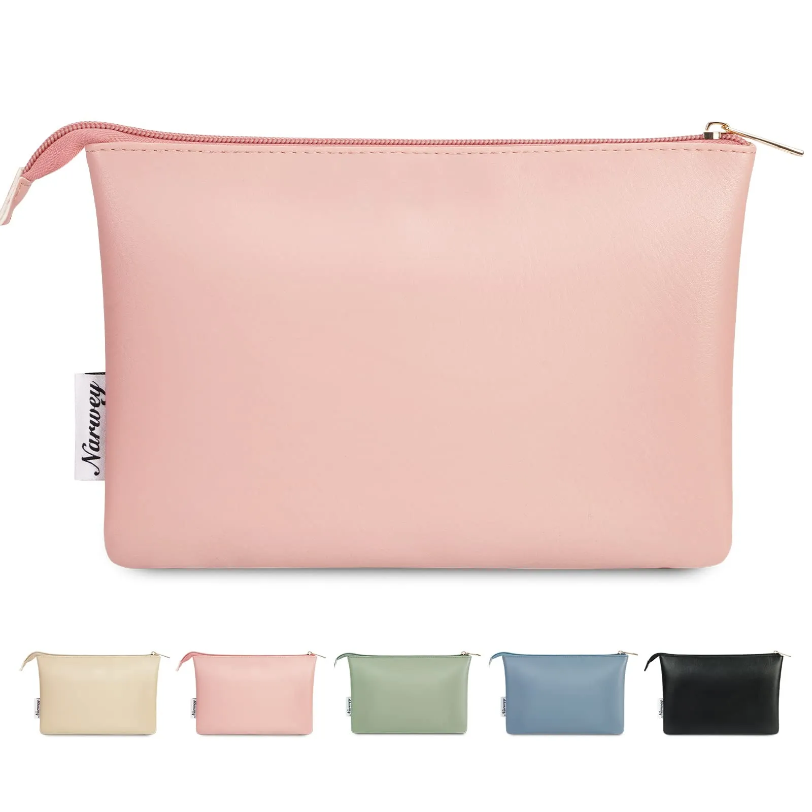 NARWEY Vegan Leather Travel Makeup Pouch - NW5808