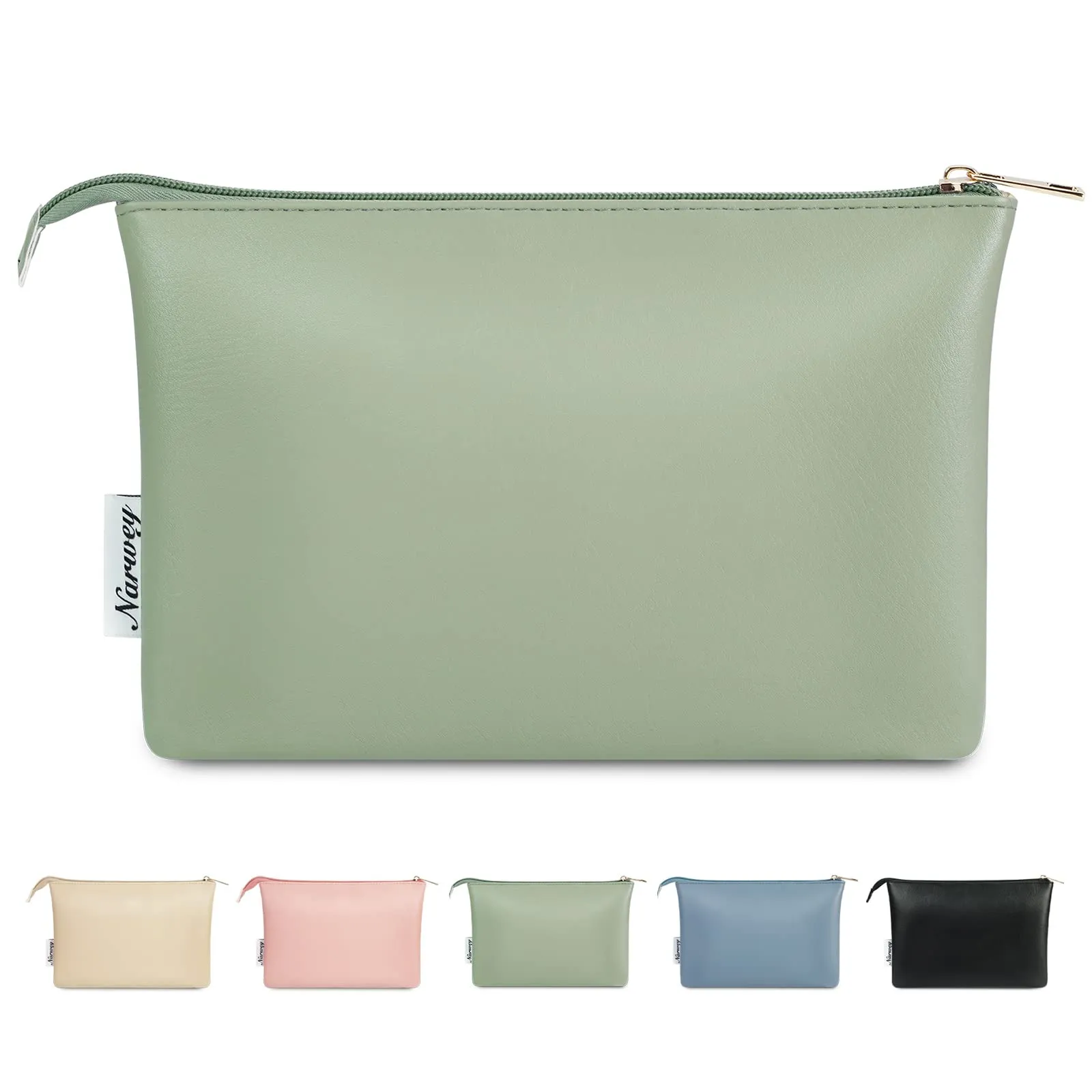 NARWEY Vegan Leather Travel Makeup Pouch - NW5808