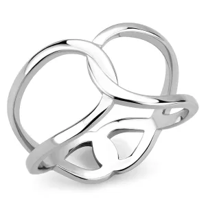 No Plating Stainless Steel Ring with No Stone for Women Style TK3585