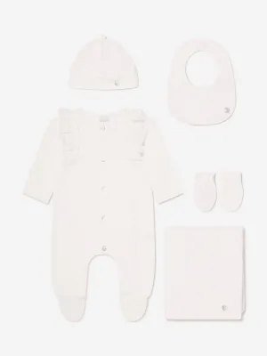 Paz Rodriguez Baby Girls Babygrow Gift Set in Cream