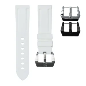 Pearl White - Rubber Watch Strap For Breitling Professional Series