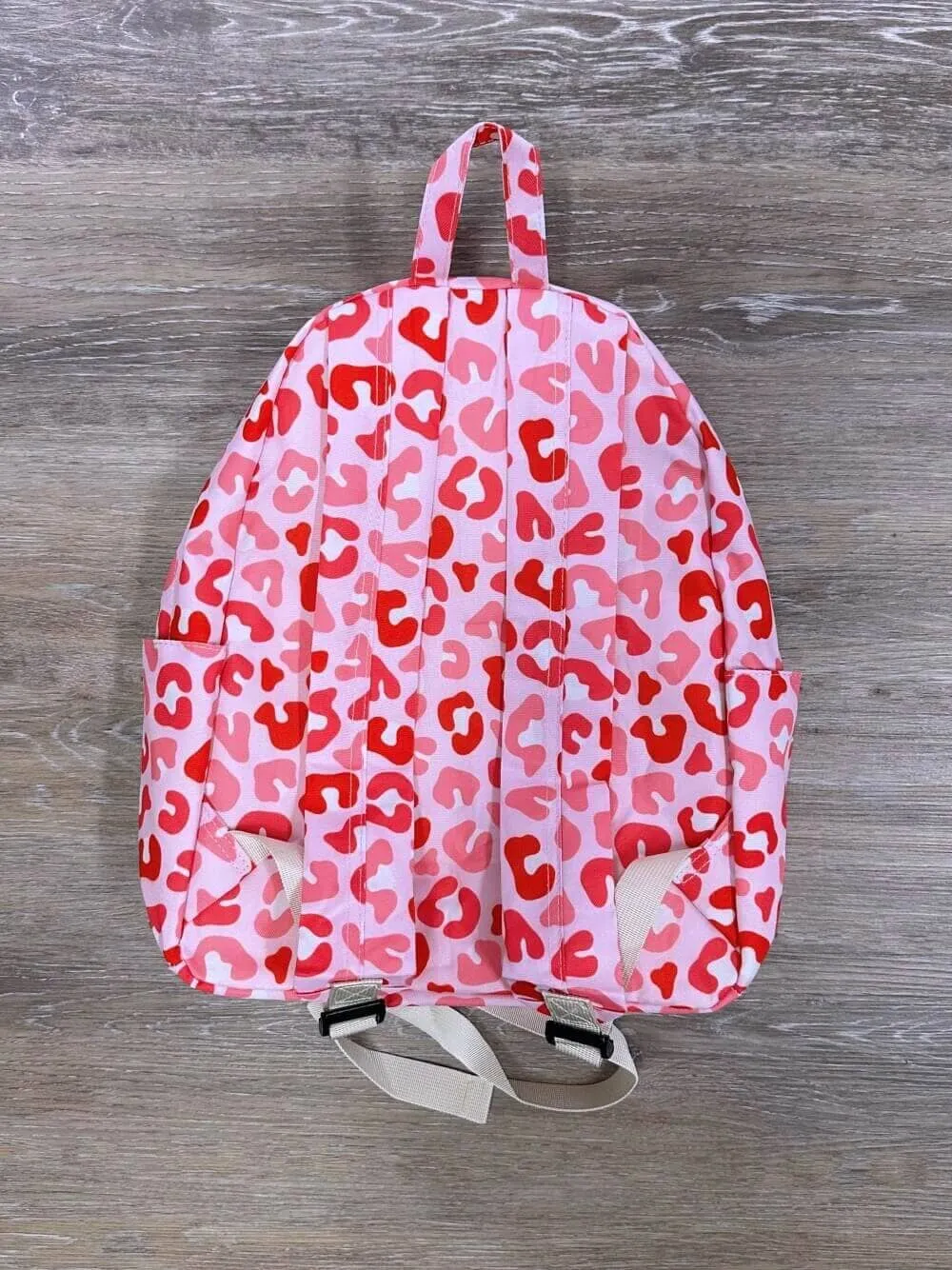 Pink Animal Print Kids' School Backpack