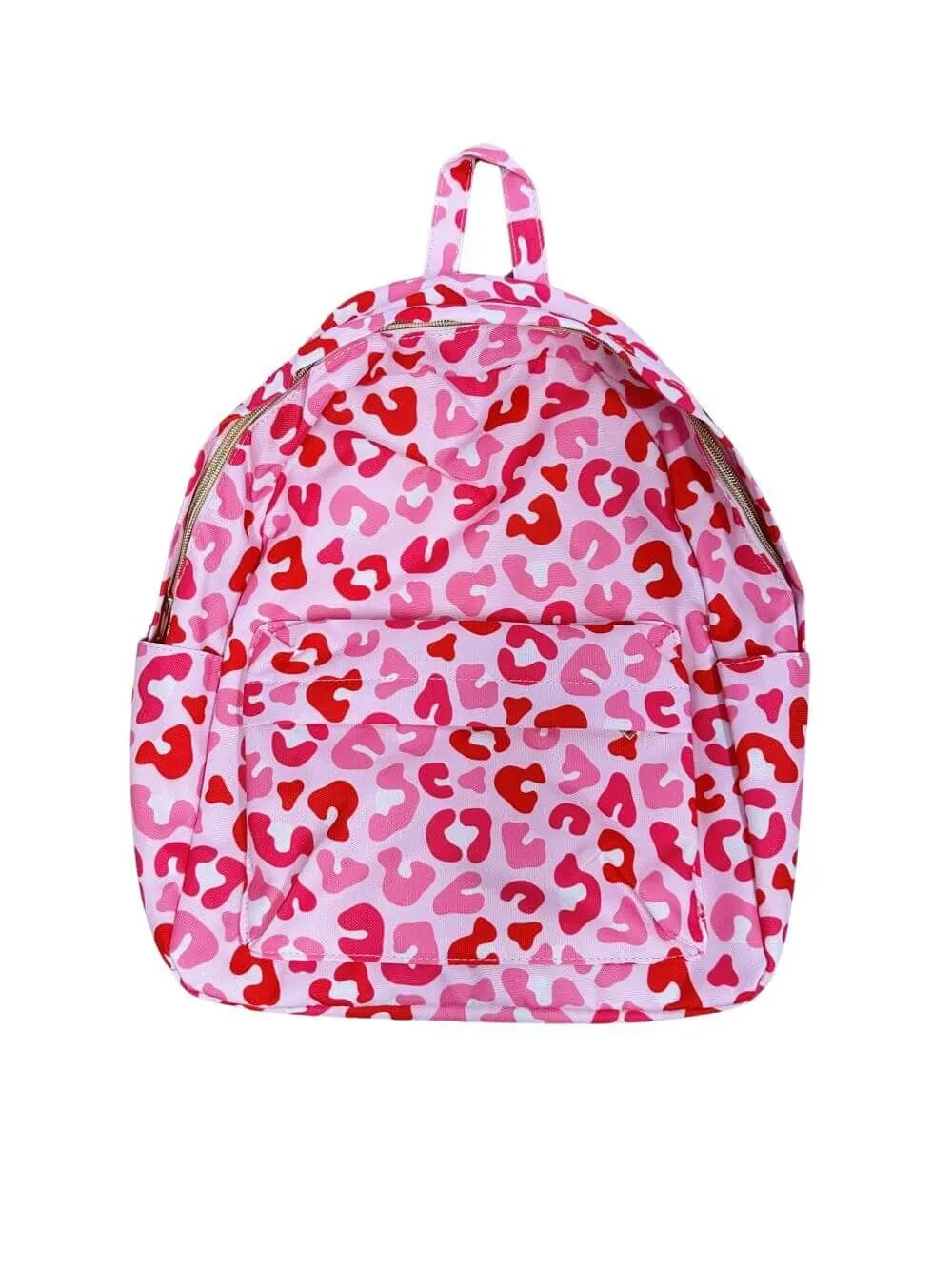 Pink Animal Print Kids' School Backpack