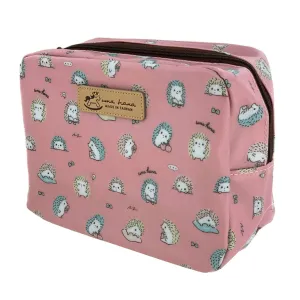 Pink Hedgehog Cube Cosmetic Bag