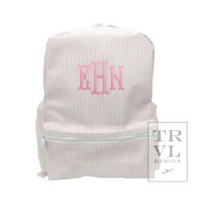 Pink Stripe Backpack