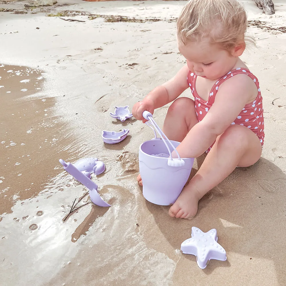 Playground Silicone Bucket & Spade Set - Lilac