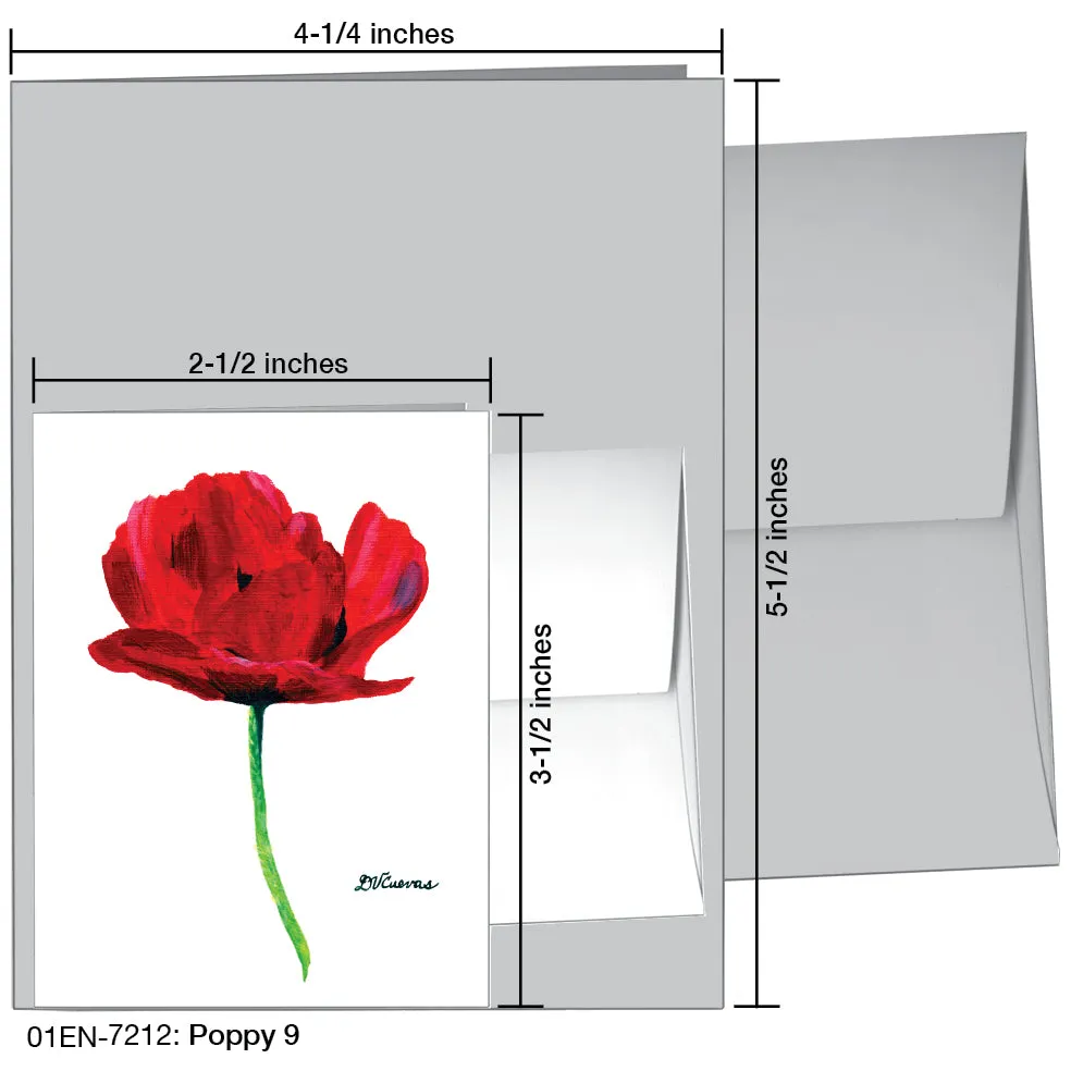 Poppy 09, Greeting Card (7212)