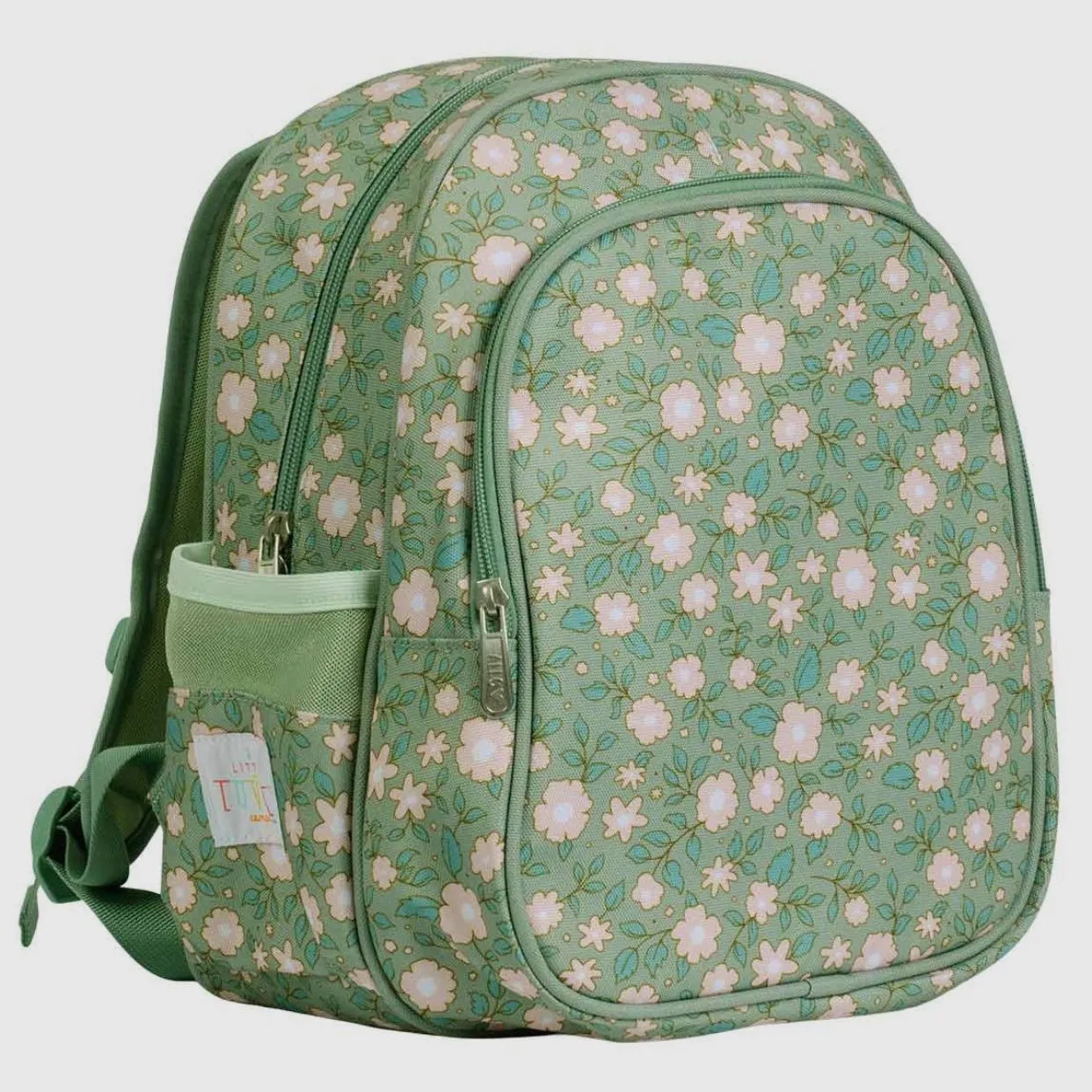 Preschool Insulated Backpack: Blossoms Sage