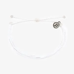 Pura Vida SOLID ORIGINAL BRACELET - WHITE