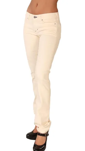 Rich & Skinny Sleek Skinny Jean Cream