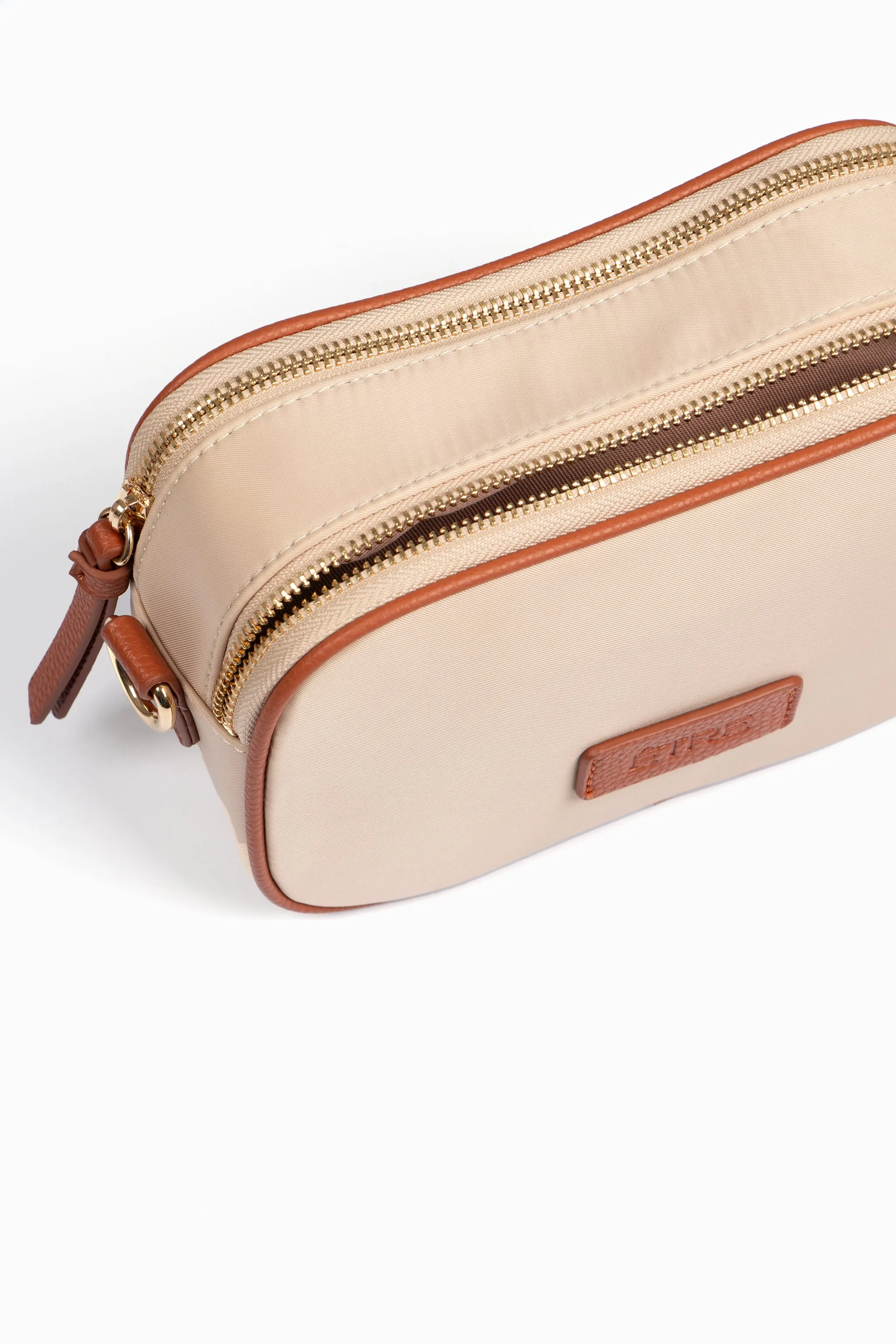 Ripley Crossbody Bag - Cream, Nylon/PU