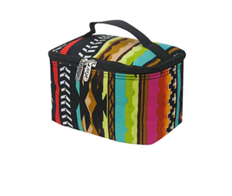 ROD277-BLACK Tribal Cosmetic Bag Small