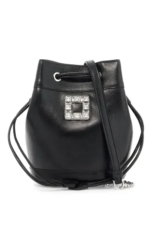 Roger Vivier Mini Leather TrS Vivier Bucket Bag