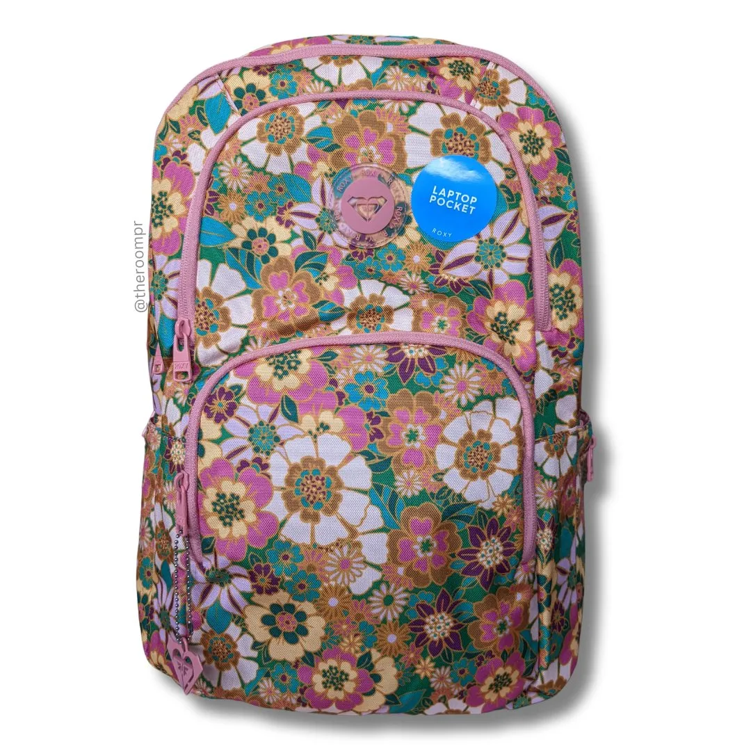 Roxy "Huntress" Backpack - 60s Flowers