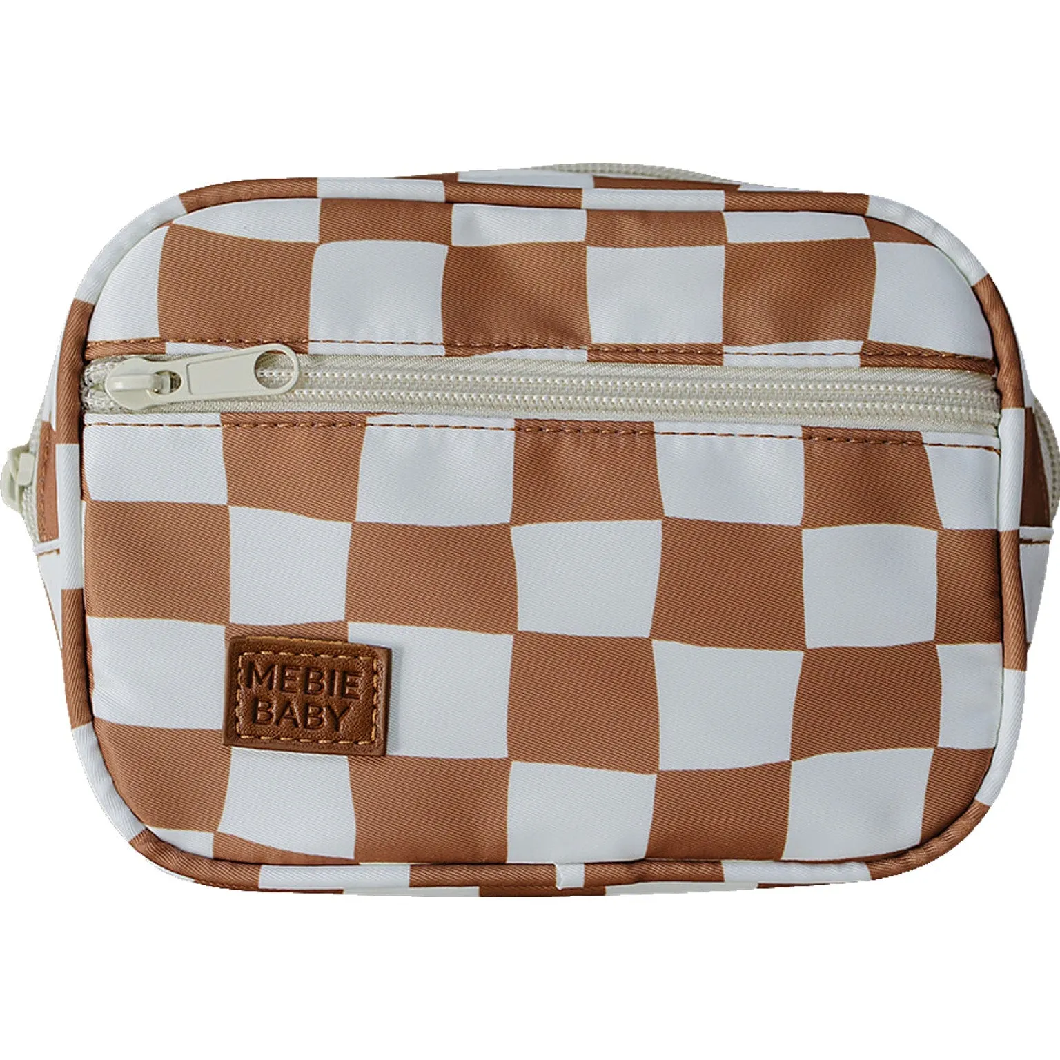 Rust Wavy Checkered Mini Fanny Pack