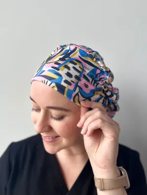 Scrub Hat - Vibrant Abstract