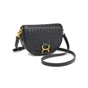 Shaula Woven Crossbody- Black