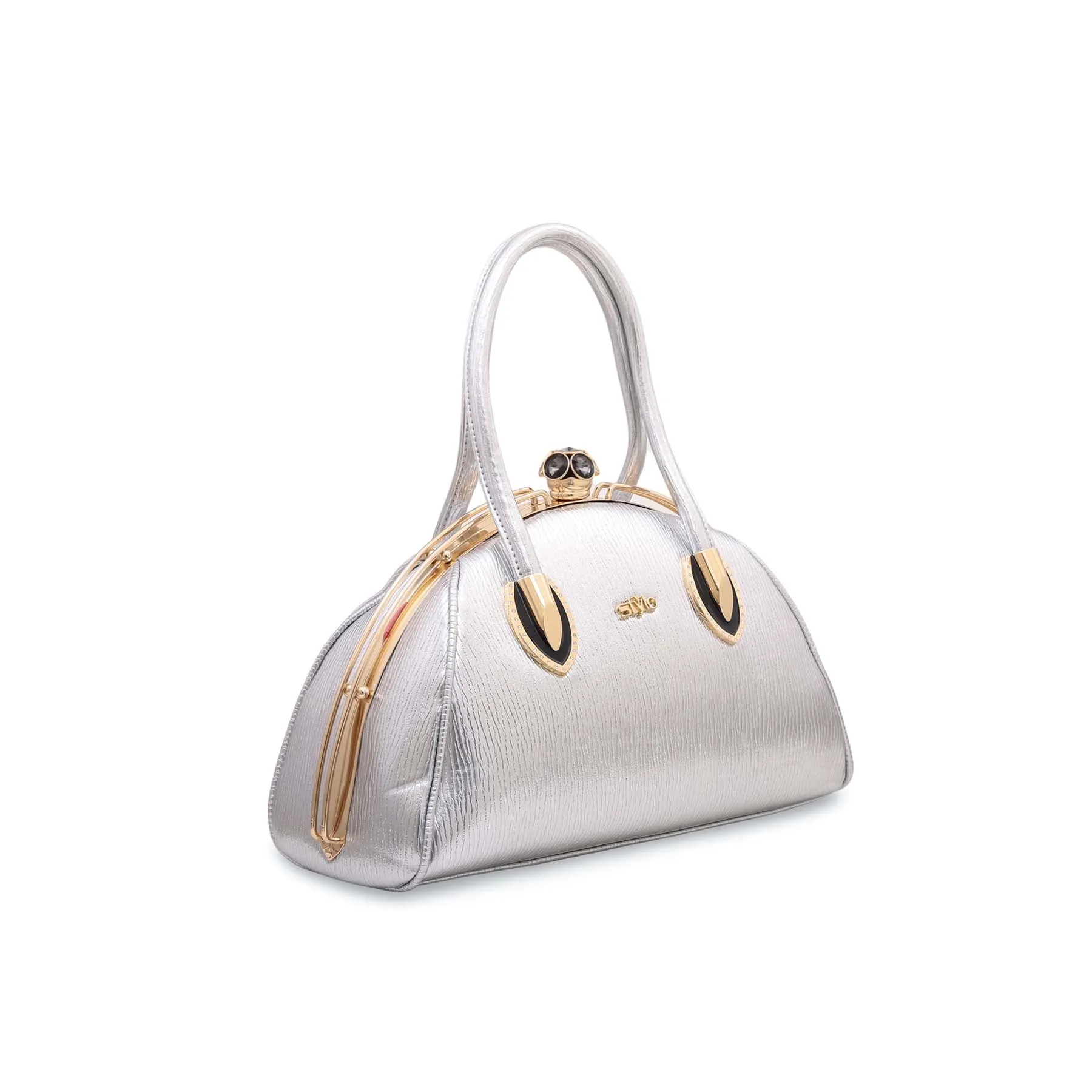 Silver Fancy Hand Bag P35842