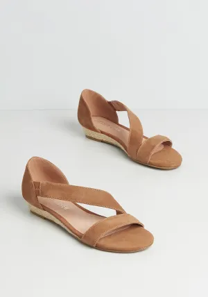 Sleek Appreciation Suede Sandal