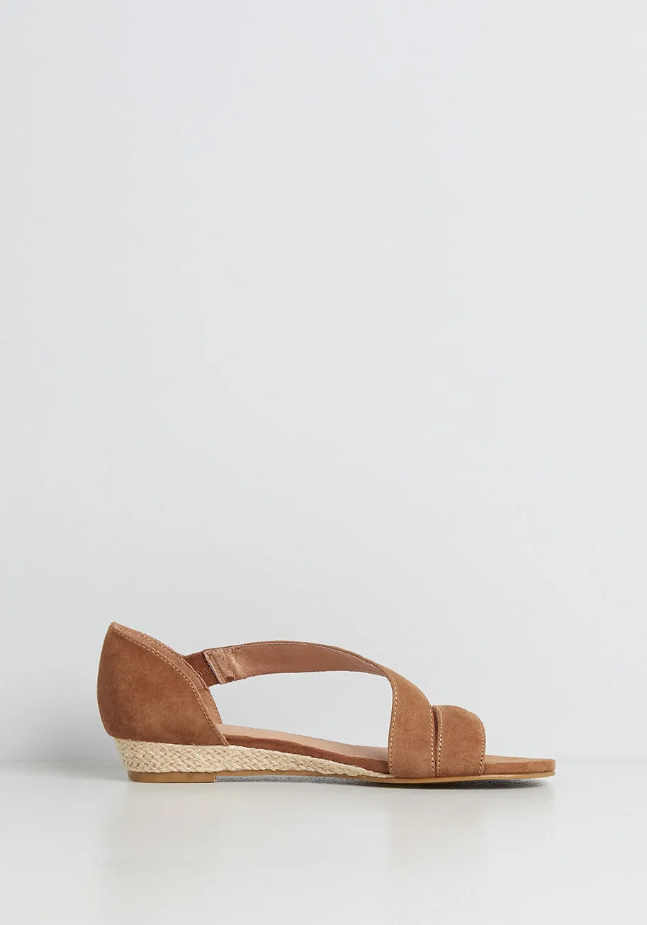 Sleek Appreciation Suede Sandal