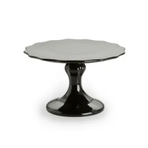 Sleek Black Cake Pedestals