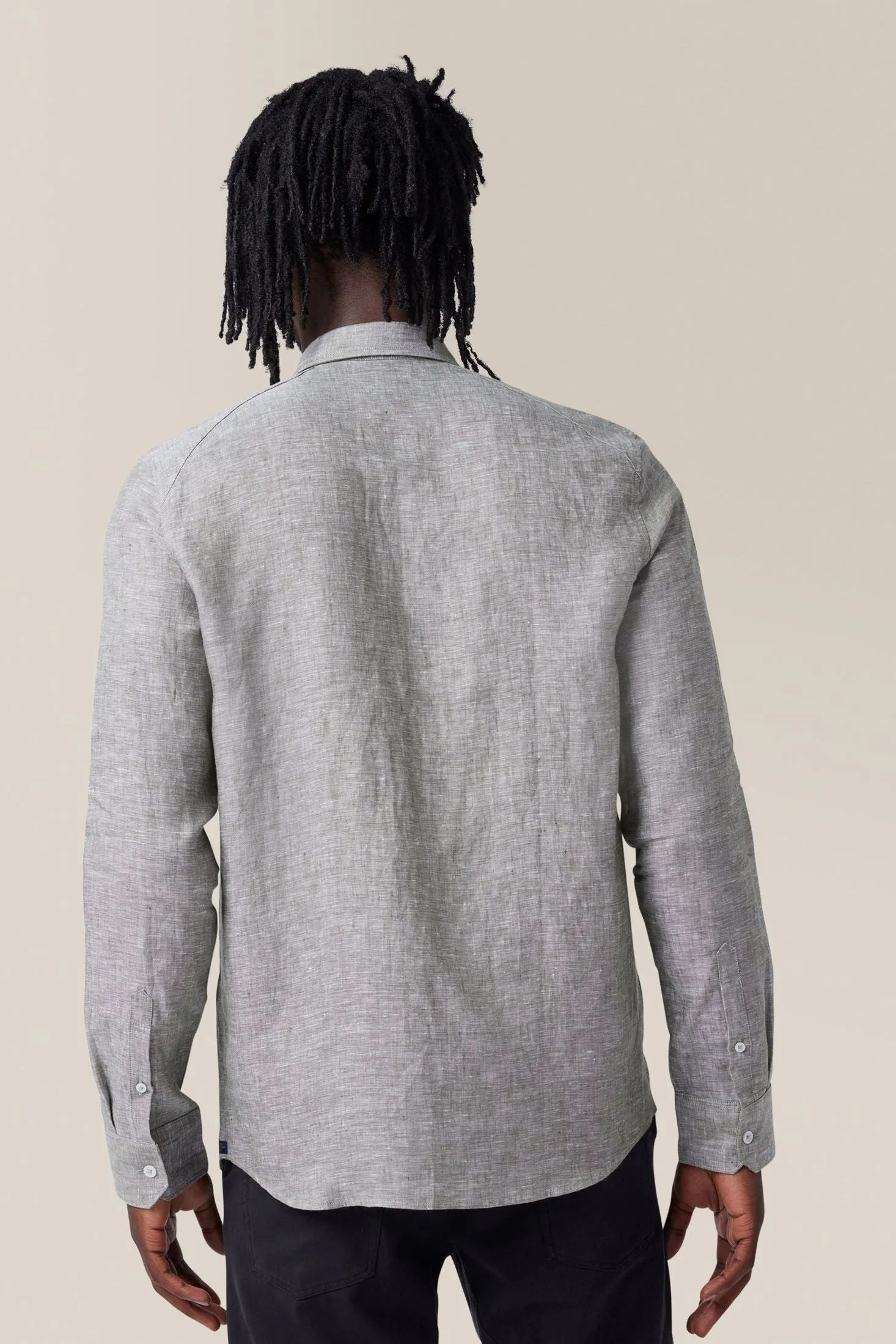 Sleek Shirt | Linen Chambray