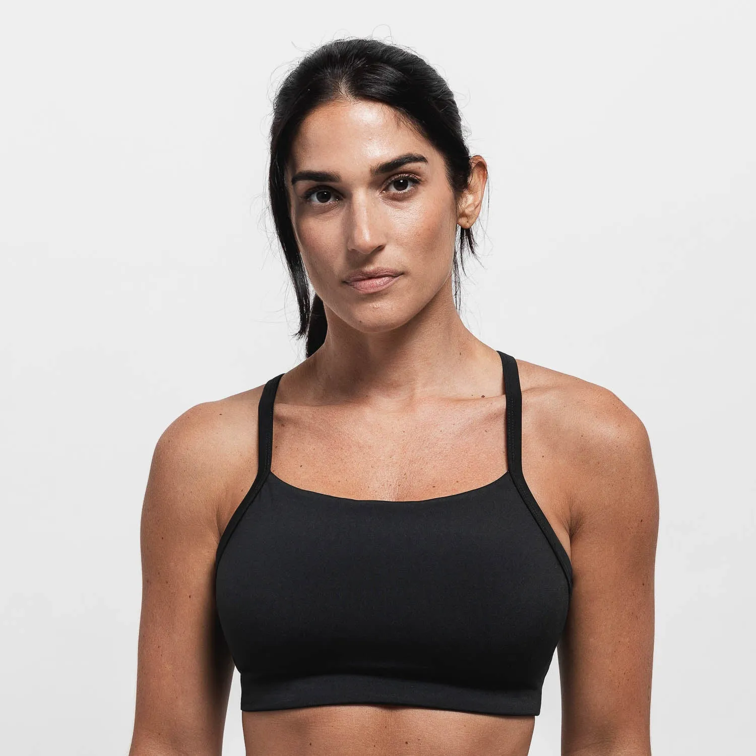 Sleek V-Back Sports Bra