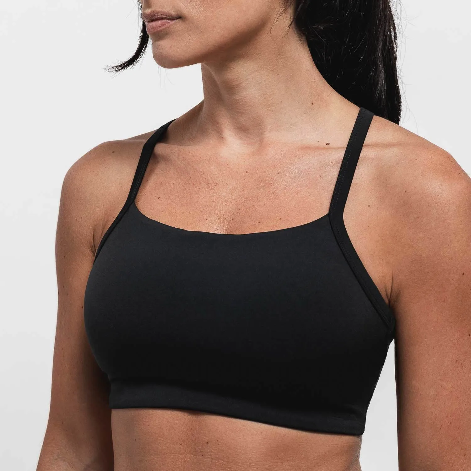 Sleek V-Back Sports Bra