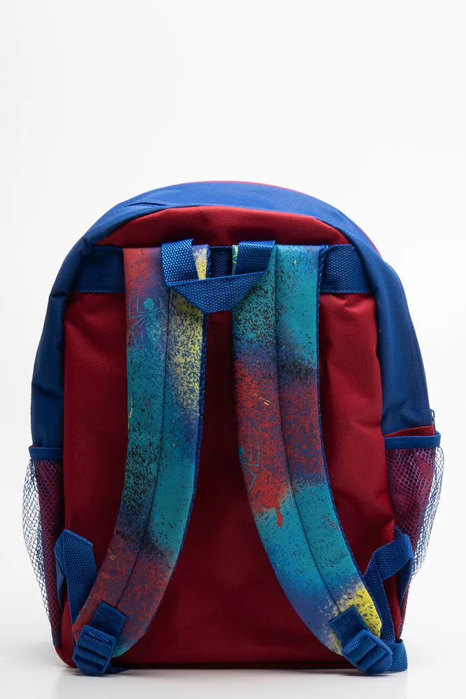 Spider-Man Double Zip Backpack Red