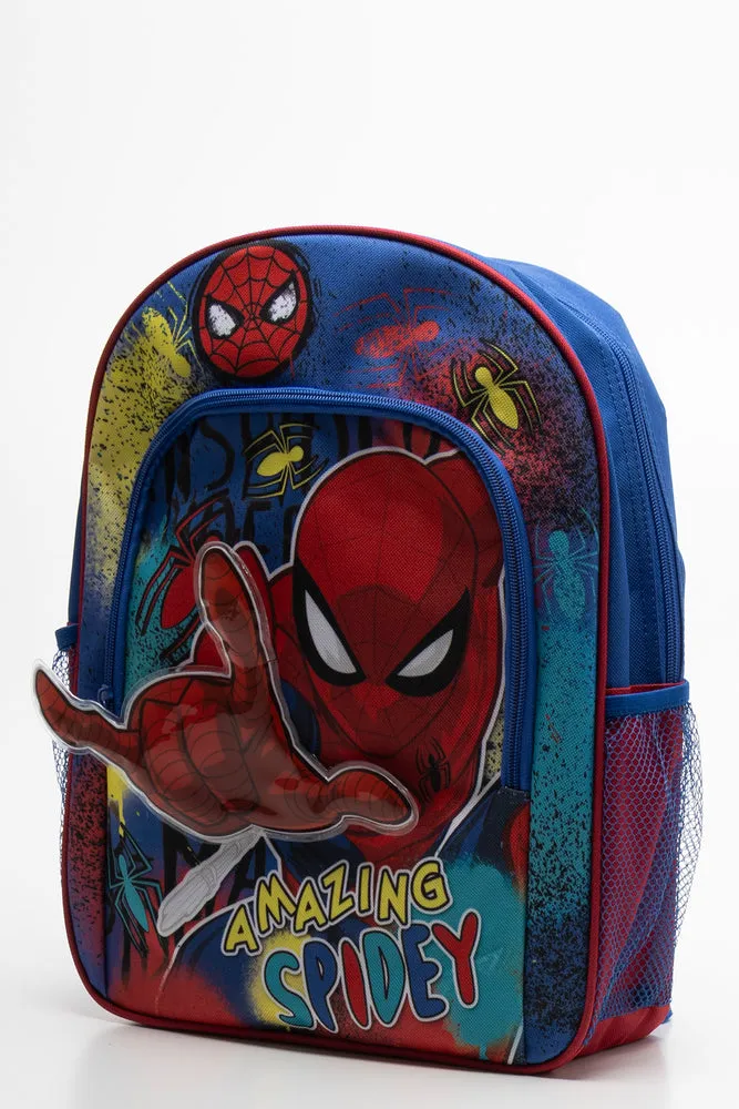 Spider-Man Double Zip Backpack Red