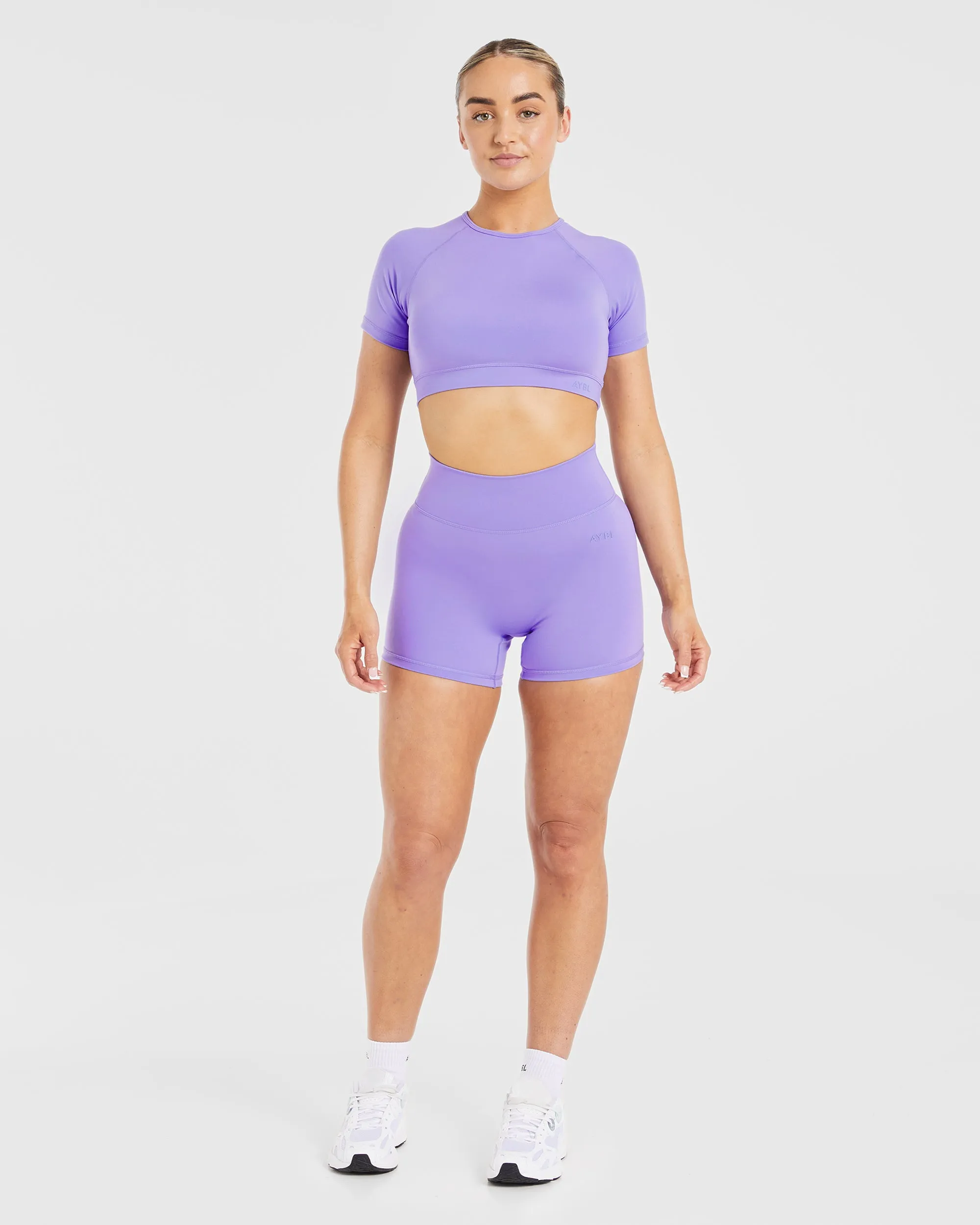 Staple Crop Top - Vibrant Violet