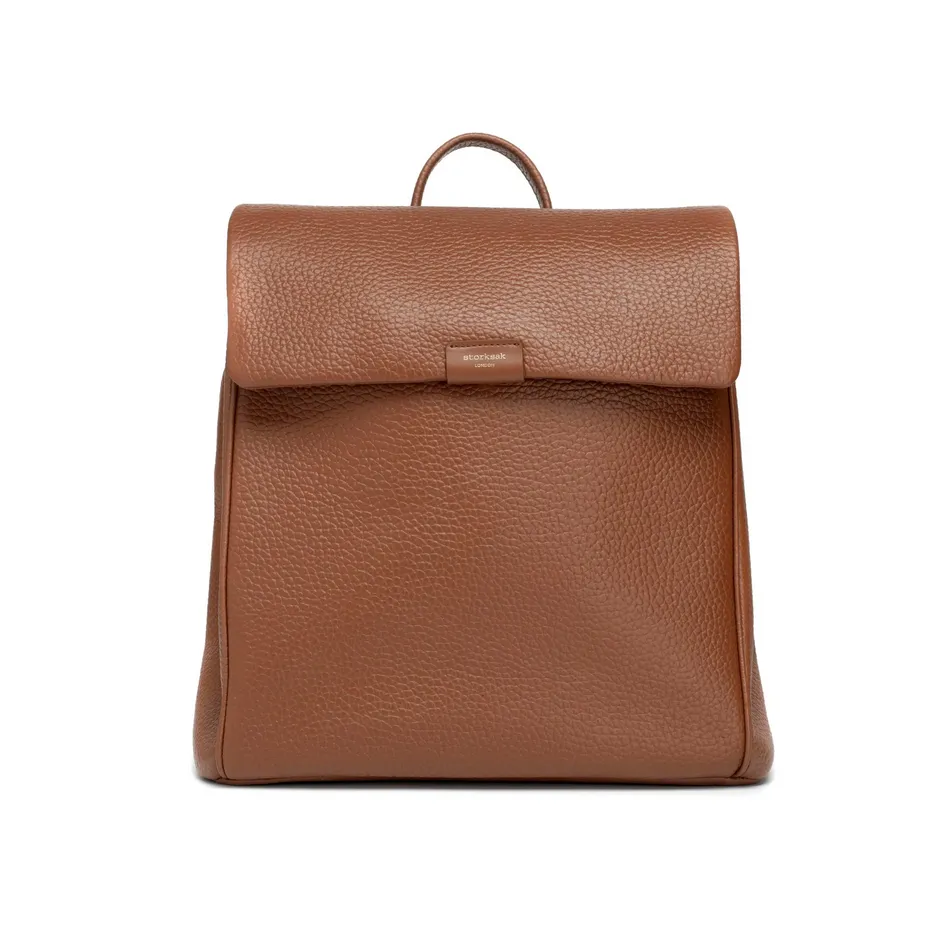 Storksak St. James Convertible Leather Backpack