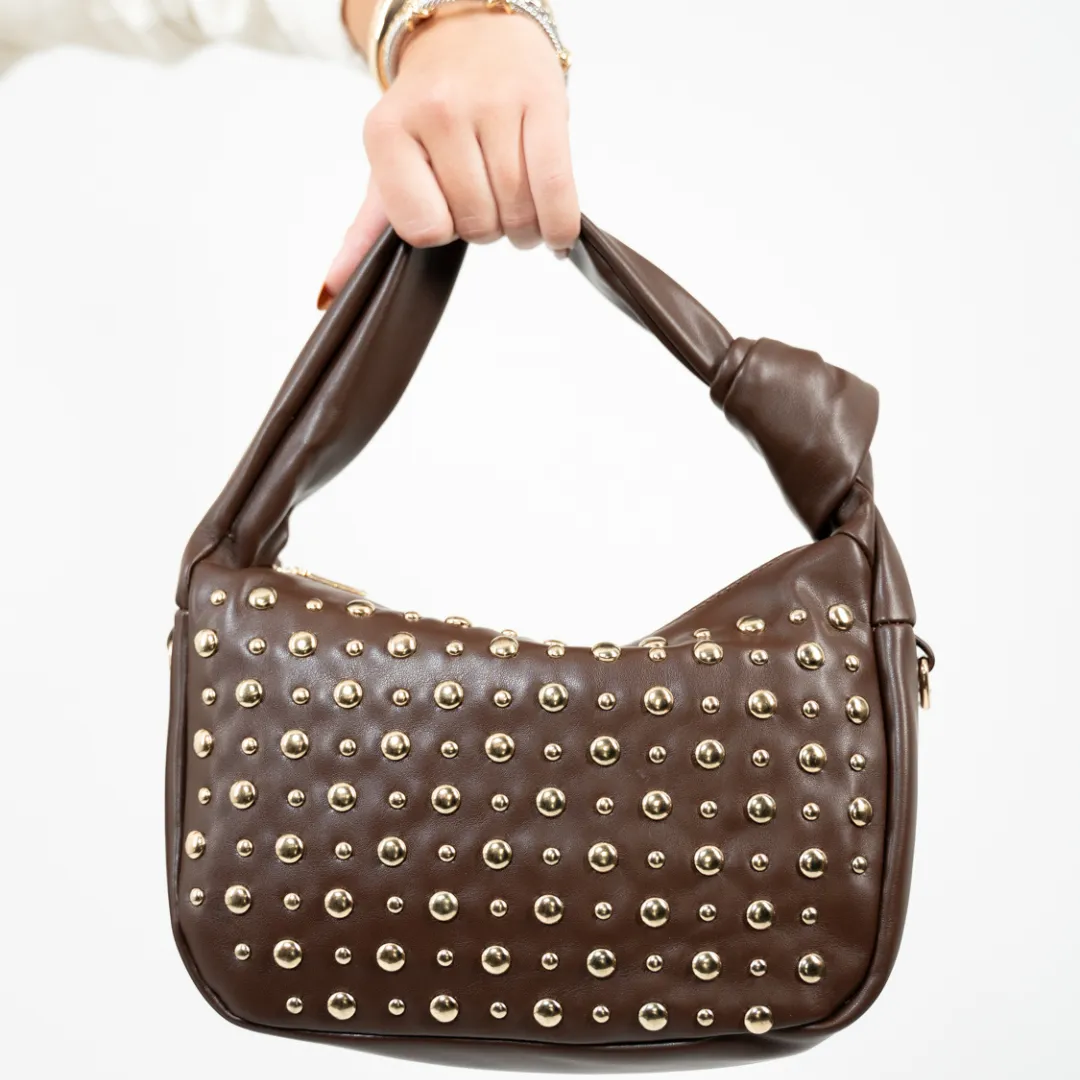 Studded Crossbody Shoulder Bag