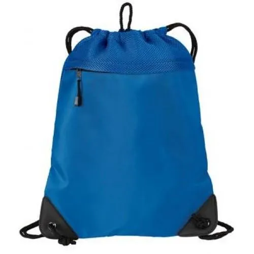 Stylish Improved Cinch Pack with Mesh Trim