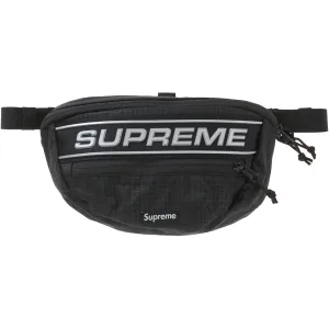 Supreme Logo Waist Bag Black