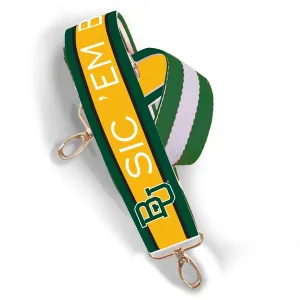 Thin Printed Purse Strap Baylor