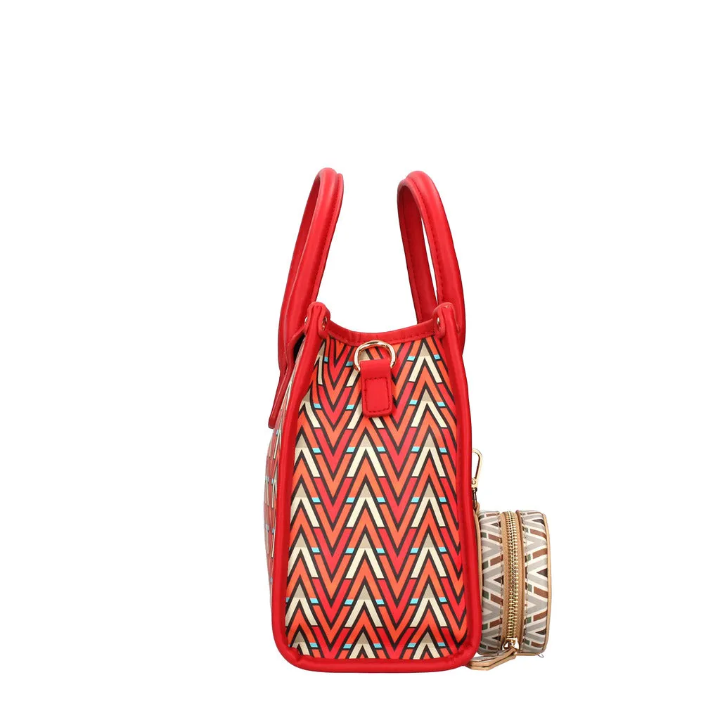 Tonic Verni Medium Red Top Handle Bag