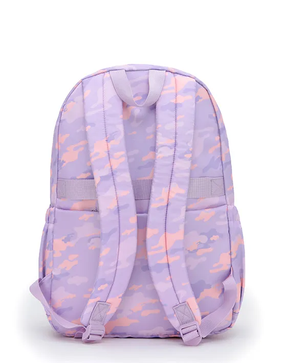 Tosca - TCA948 Camo Kids backpack - Purple