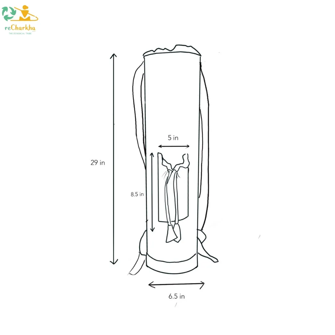Upcycled Handwoven Yoga Bag (YB1124-002)