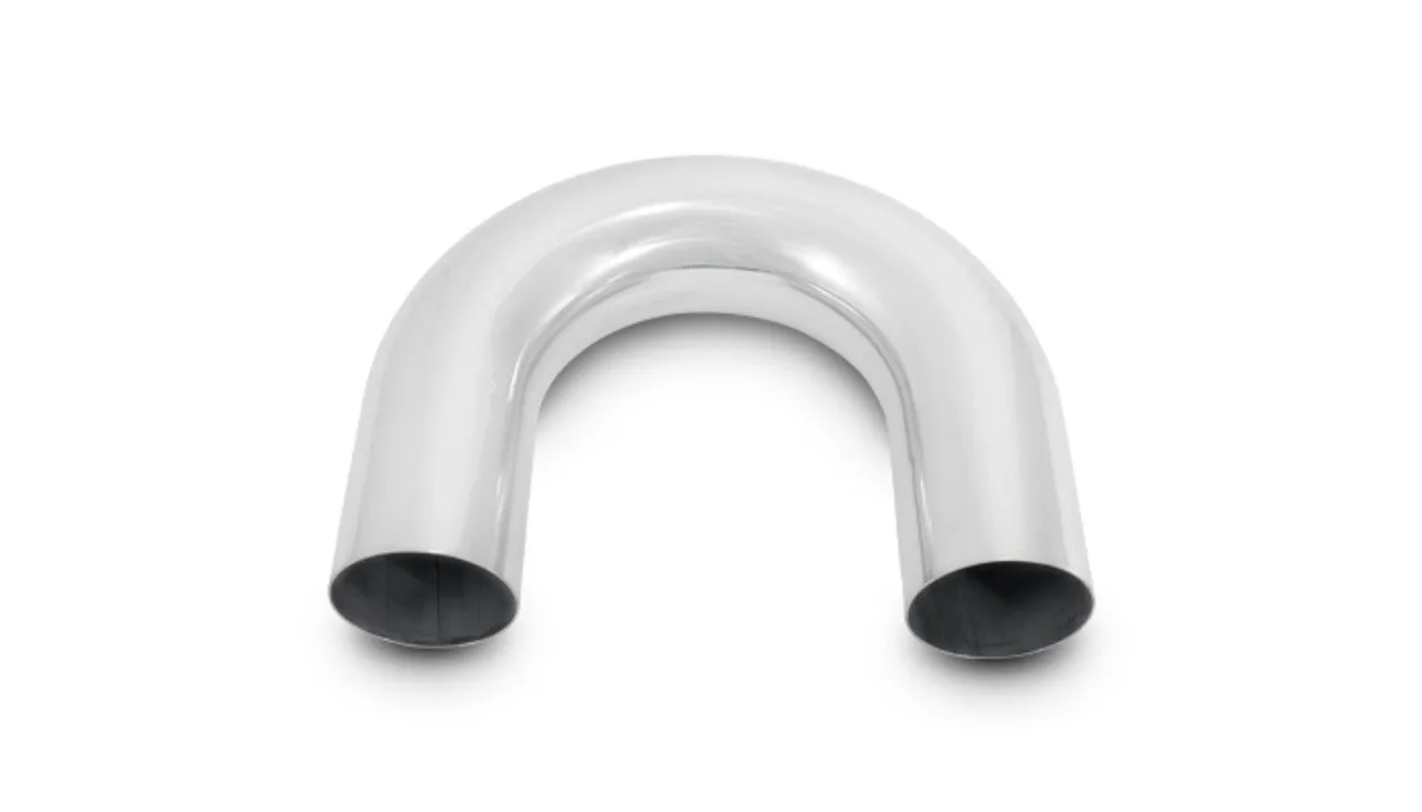 Vibrant 180 Degree Aluminum Piping, 1.5" O.D. - Polished  - 2863