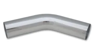 Vibrant Performance 1.5" OD Aluminum 45 Degree Bend - Polished