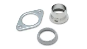 Vibrant Performance 2-Bolt Collector Flange 3/8" Thick 2.5" ID Gasket Included - Stainless