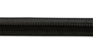 Vibrant Performance 2ft Roll -6 Black Nylon Braided Flex Hose