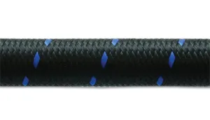 Vibrant Performance 5 Ft. Roll -6 Black Blue Nylon Braided Flex Hose