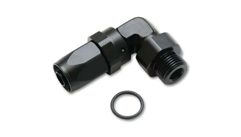 Vibrant Performance Male -10 AN x 7/8-14 90 Degree Hose End Fitting