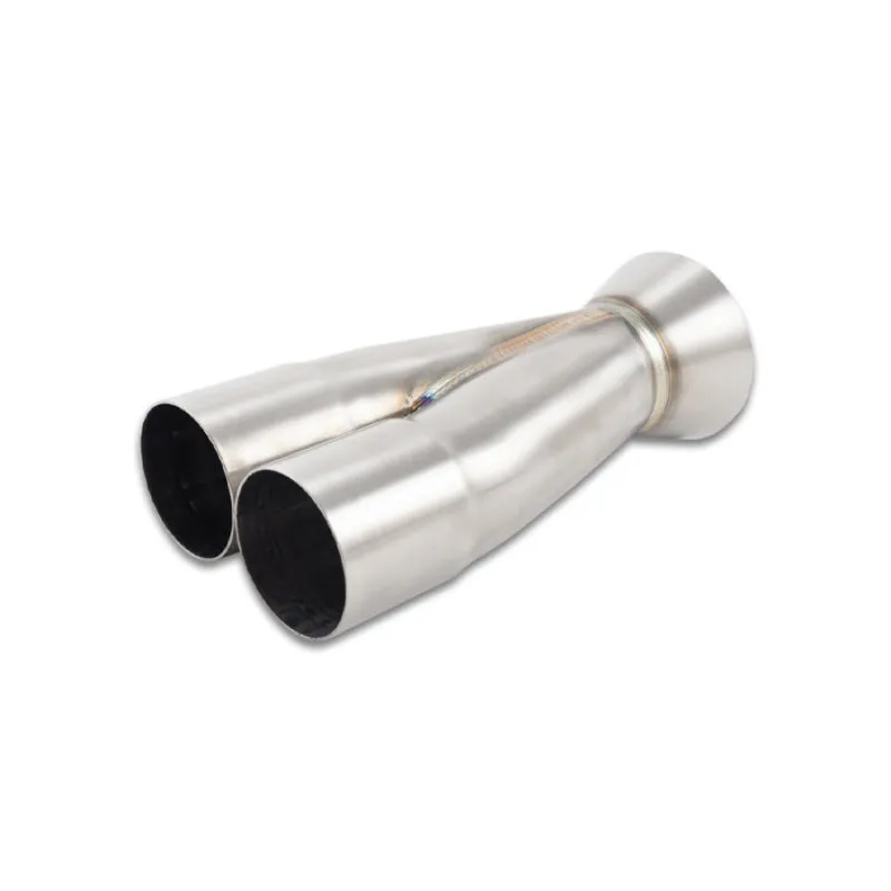 Vibrant Performance Slip-On 2 into 1 Merge Collector - 2 in Primary Tubes - 3 in Outlet - Stainless