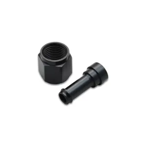 Vibrant Performance Straight 8 AN Female Swivel to 1/2 in Hose Barb Adapter - Black