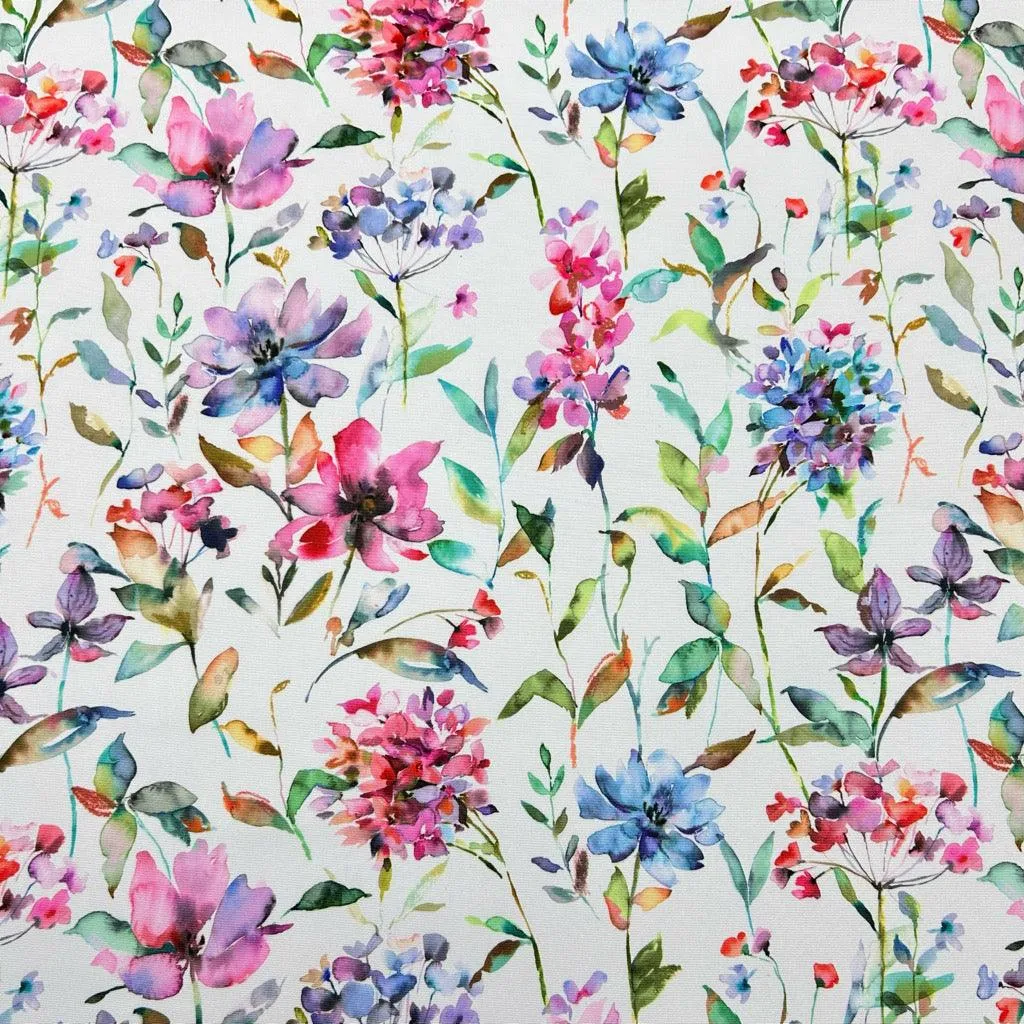 Watercolour Blooms Water Resistant Fabric